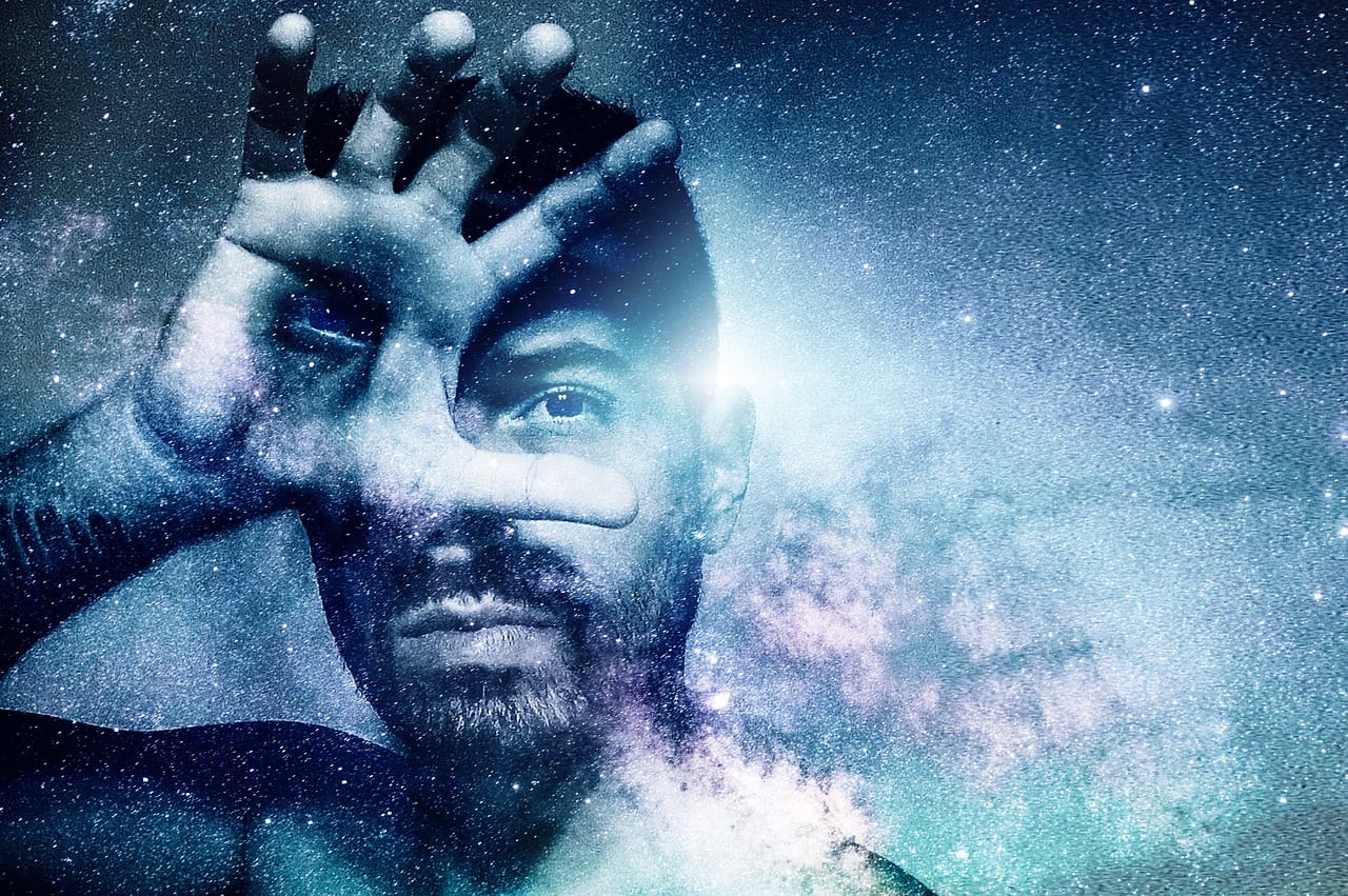 universe, magic, man