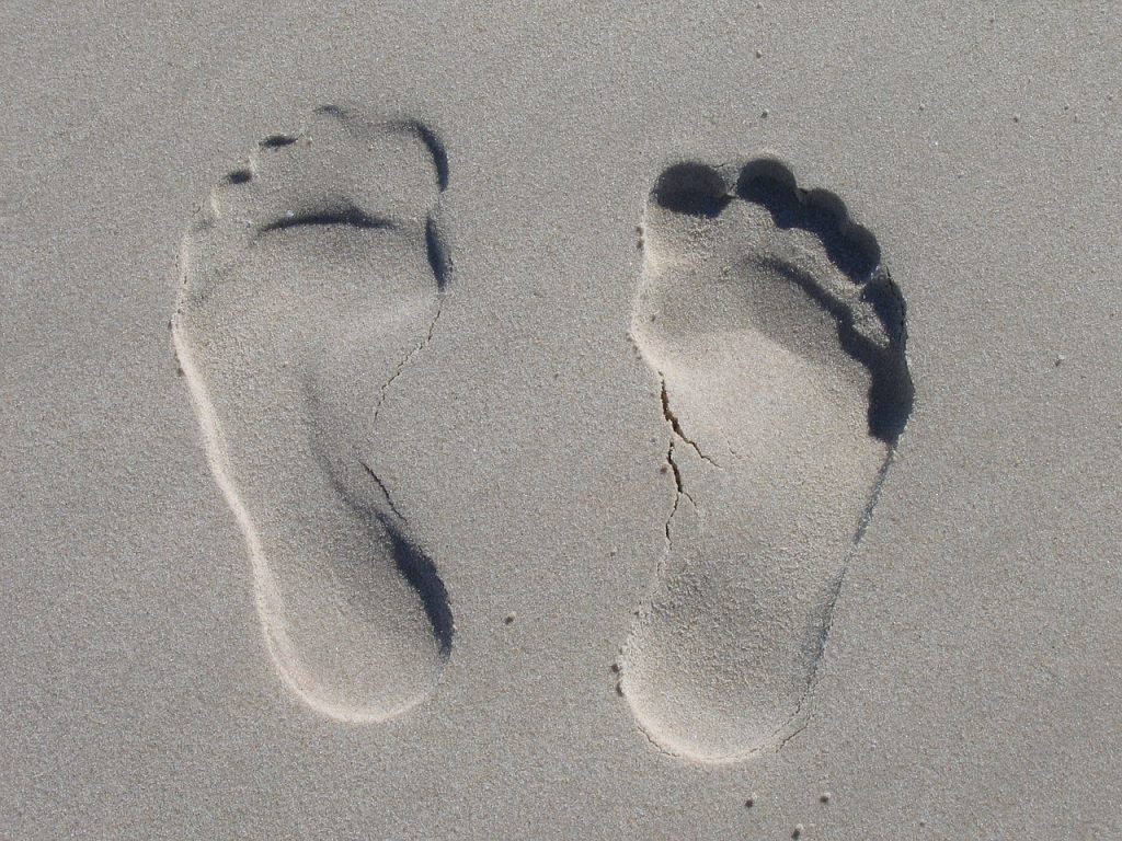 sand, reprint, feet